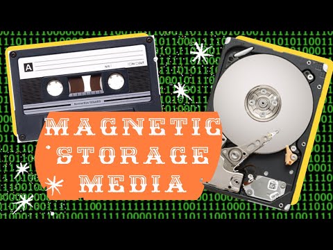 Magnetic Storage Media // How They Store Data And Examples: HDD