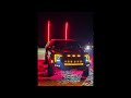 F150 Raptor R Buggy Whips Red at night with Rigid Rock lights red
