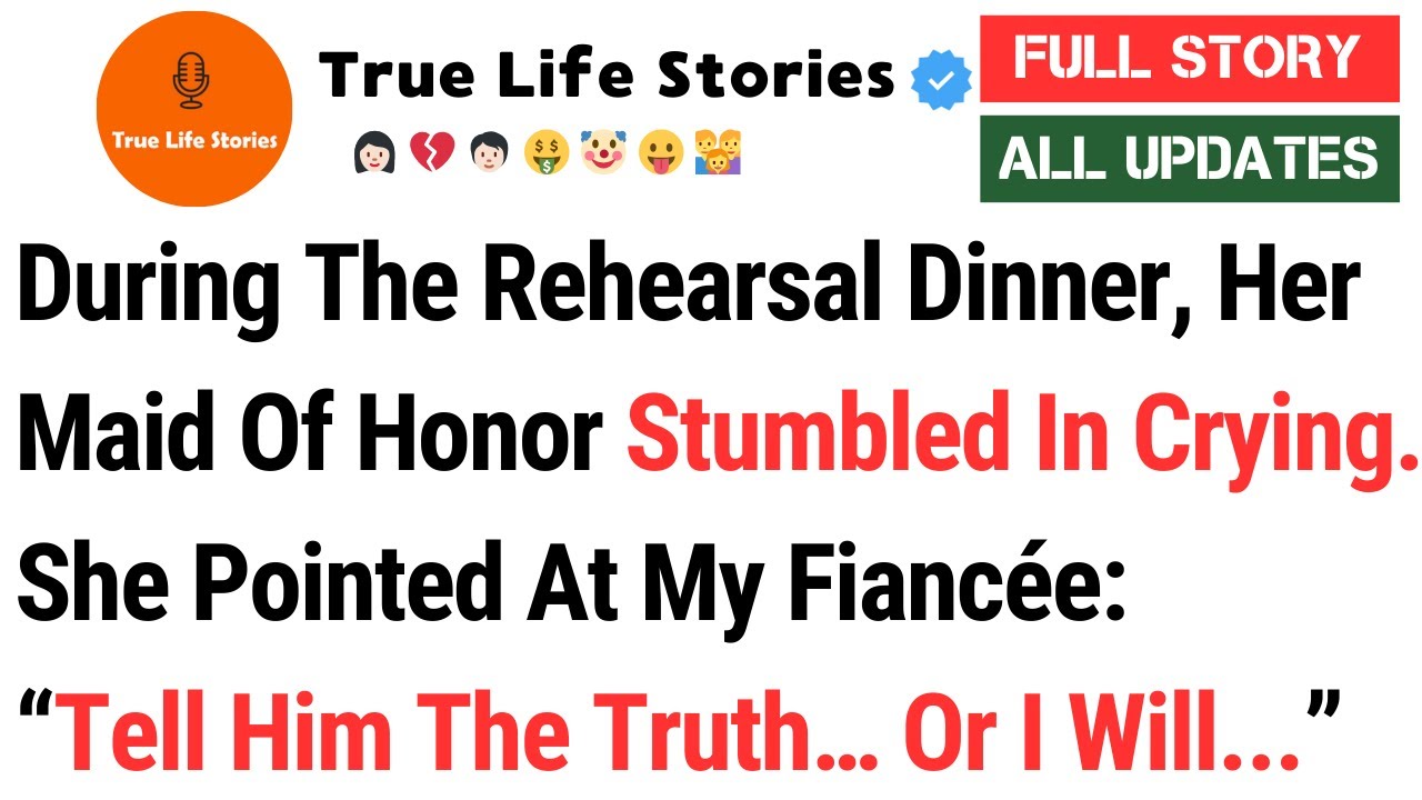 During The Rehearsal Dinner, Her Maid Of Honor Stumbled In Crying. She Pointed At My Fiancée...