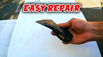 How to replace axe handle easily at home - Broken Axe Handle replacement | Alex DIY Easy Fix
