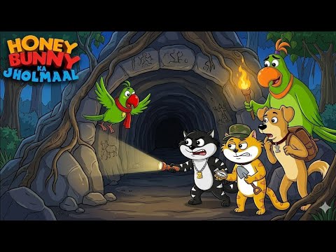 Hunny Bunny गया खतरनाक गुफा में | Hunny Bunny Jholmaal Cartoon For Kids | Moral Stories In Hindi