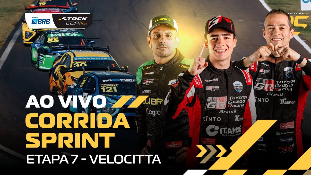 STOCK CAR BRB 2025 AO VIVO | 7ª ETAPA - CORRIDA SPRINT | VELOCITTA, MOGI GUAÇU - SP