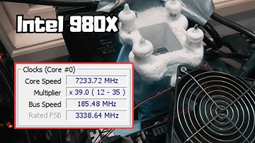 I Saw This Intel Core i7 980X at 7.3GHz - Massive Overclocking Results on LN2