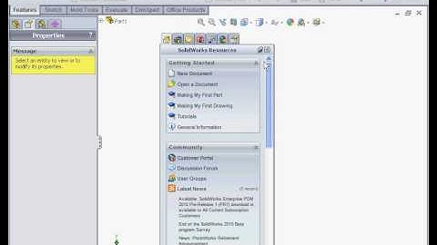 SolidWorks 2010 Tutorials   Interface