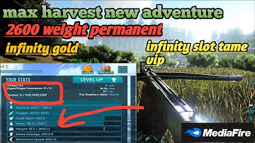 save data max harvest max weight permanen ark mobile new adventure | req by wibu sejati.