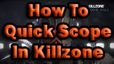 Killzone: Shadow Fall How To Quick Scope (Tips and Tricks about sniping in KZ4)