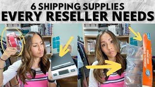 6 Shipping Supplies Every Reseller Needs! Reselling Tips For eBay Shipping and Poshmark Shipping