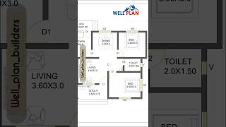 Appartment plan #kerala #housedesign#appartement#quarters#plandesign#viralshorts#exteriordesign