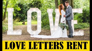 Wedding Love Letter Rent |  Wedding Planning Sri Lanka