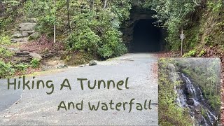 Van Life From Rails to Trails Exploring an Old Railroad Tunnel and Embarking on a Waterfall Hike