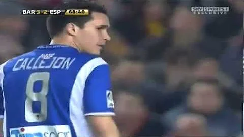 José Callejón AMAZING GOAL against Barcelona