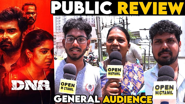 🧬DNA Movie | Public Review |  Atharvaa Nimisha Sajayan DNA🩸