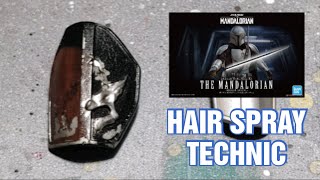 How to 'Hair spray technic' BANDAI 1/12 Mandalorian ザ･マンダロリアン (ベスカーアーマー) (プラモデル) 만달로리언