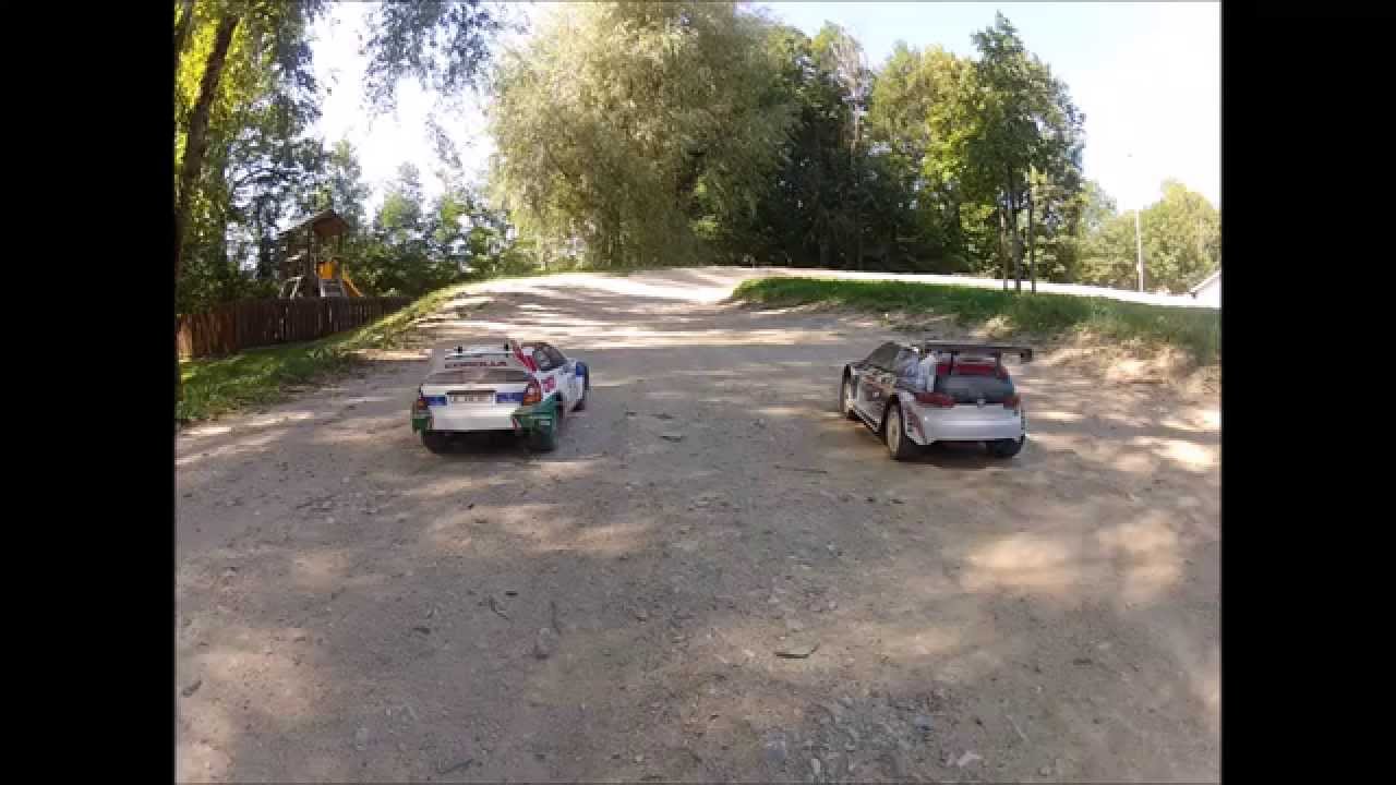 Rc Rally Tamiya Df03ra Vs Basher Rz 4 Youtube