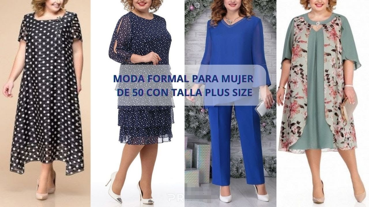 MODA FORMAL MUJER 50,60 Y 70 AÑOS TALLA PLUSE SIZE😎FORMAL FASHION