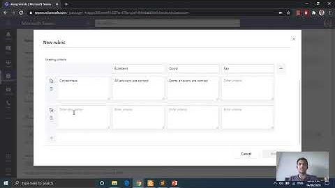 How to attach rubrics and give marks to assignment in MS Teams