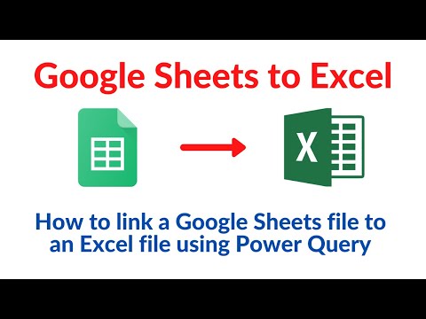 How to connect Google Sheets to Excel