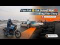 Plan Fail 😢 But Sunset Won ❤️ | Alibag Ride Story | #motovlog