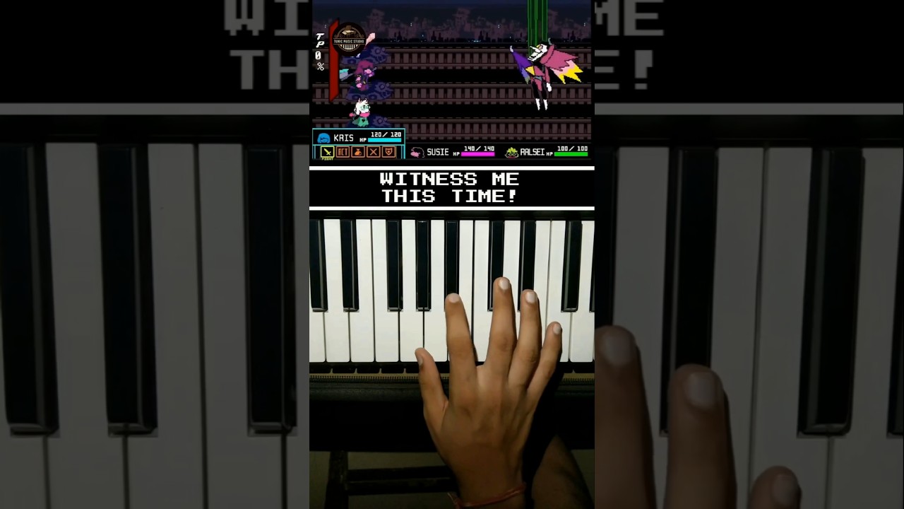 BIG SHOT Deltarune Piano Cover #shorts
