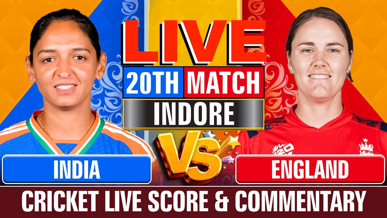 India Women vs England Women Live | Cricket Live Score & Commentary