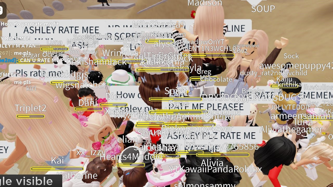 Playing 700 People Server With Ashley The Unicorn On Roblox YouTube 