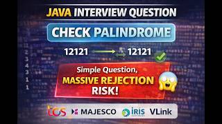 Check Palindrome: Java Interview Question | String Builder | Two Pointer | (Easy to Advanced) 🔥