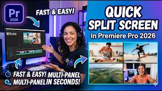 Premiere Pro 2026 : Quick Split Screen (Tutorial)