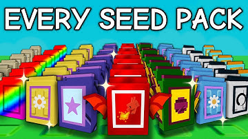 Starting Over With EVERY Seed Pack in Grow a Garden