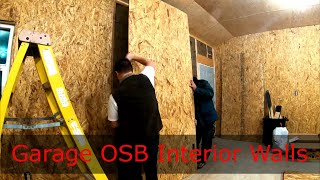 OSB Interior Garage Walls
