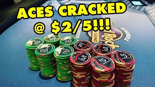 ALL IN for a DOUBLE UP!!! CRUSHING @ Hard Rock!! // Poker Vlog #109