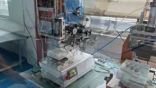 benchtop plastic cover flat labeling machines #labeler #equipment #yqmachinery