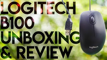 Logitech B100 Wired Mouse Unboxing And Review [250 Rs]