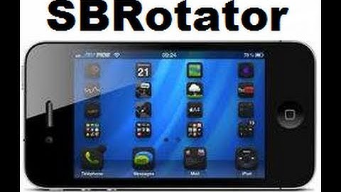 SBRotator - Rotate Springboard Icons on iPhone & iPod Touch