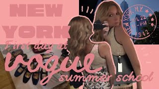 VOGUE SUMMER SCHOOL Day 1 Vlog | NYC Lectures, Joe’s Pizza, Shopping & What’s In My Bag!