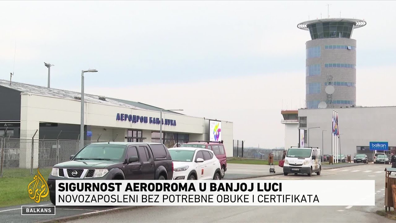 موظفون جدد في مطار بانيا لوكا بدون التدريب والشهادات اللازمة