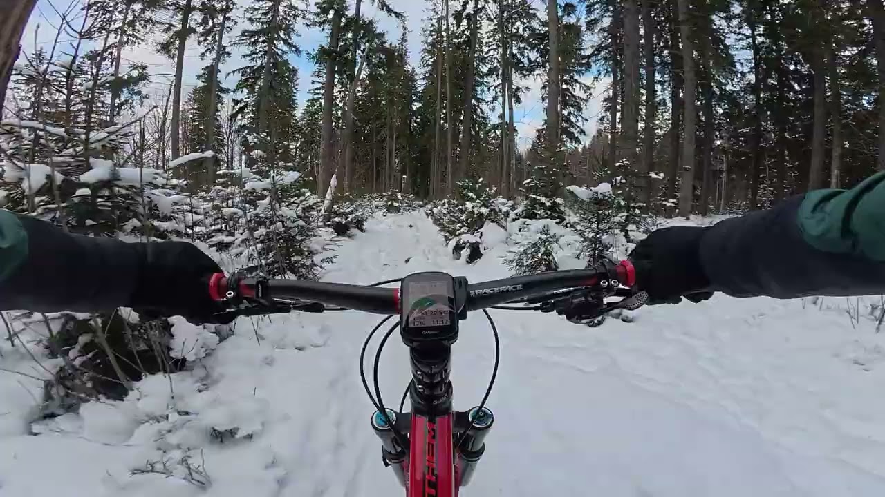 Helsingin Keskuspuisto talvi mtb / Helsinki Central Park winter mtb.