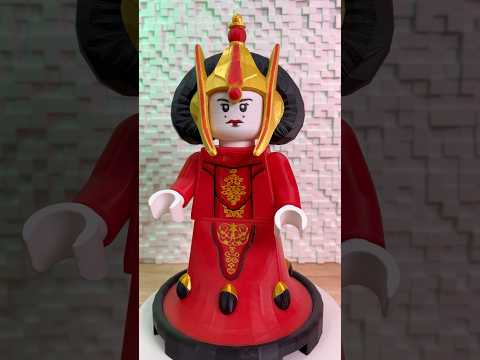 3d printed Queen Padme Amidala Lego #queen #padmeamidala #3dprinting #bambulab #fyp #starwars #lego