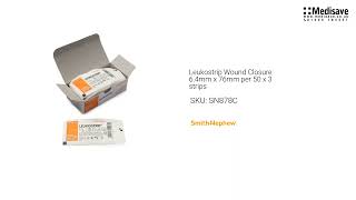 Leukostrip Wound Closure 6 4Mm & 76Mm Per 50 & 3 Strips Sn878C