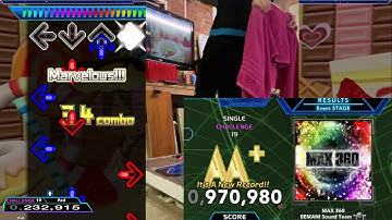 [DDR] MAX 360 [Challenge 19] 970,980