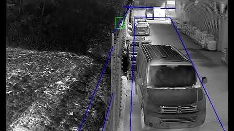 Smart Function of Hikvision Thermal Camera   Line Crossing   YouTube 360p