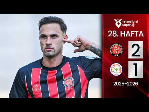 Fatih Karagümrük (2-1) Çaykur Rizespor | MAÇ ÖZETİ | 28. Hafta - 2025/2026