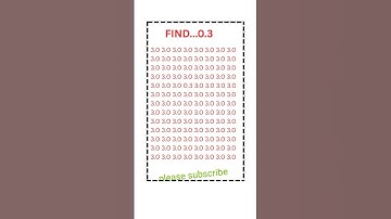 FIND OUT👁️0.3👁️#IQtest#Eyetest#Math#Gk #BrainExercise#Puzzle#y #Quiz#Learn#Reels#Views #Viral#Shorts