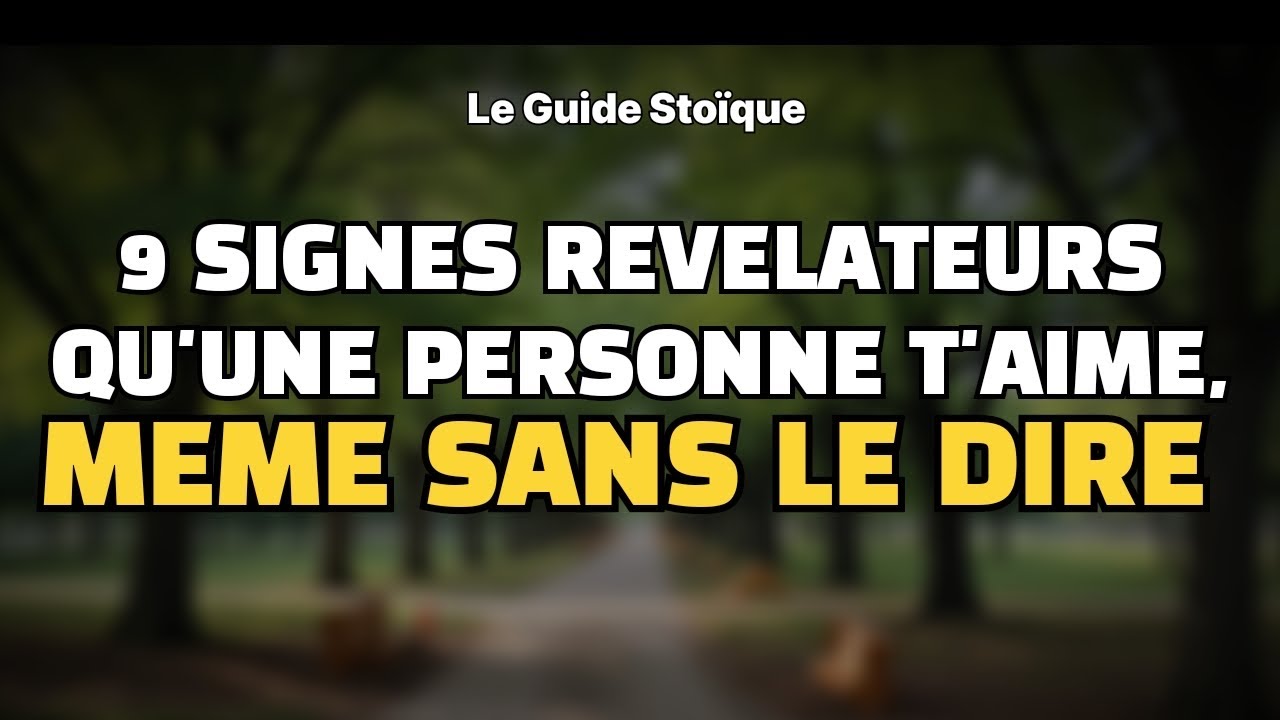 9 signes qu'une personne vous aime sans le dire