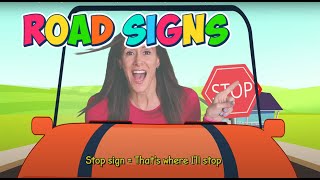 learn road signs song for children by patty shukla street signs road safety signs