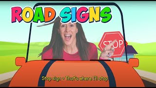 Learn Road Signs Song for Children by Patty Shukla Street Signs Road Safety Signs