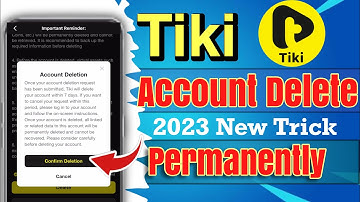 Tiki Account Kaise Delete Kare Permanently || How to Delete Tiki Account Permanently in 2023