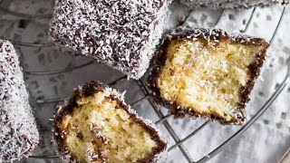 2 Minute Microwave Lamingtons/australian lamingtons/dessert recipes/lamingtons recipe #lamingtons