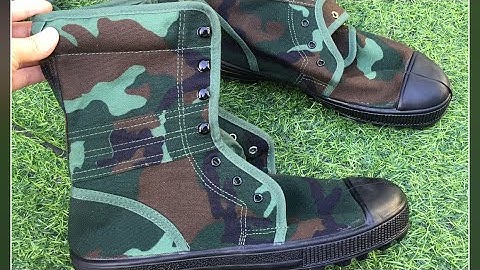 GIÁ KHUYỄN MÃI TẾT : GIÀY VẢI CAO CỔ K20 LỤC QUÂN