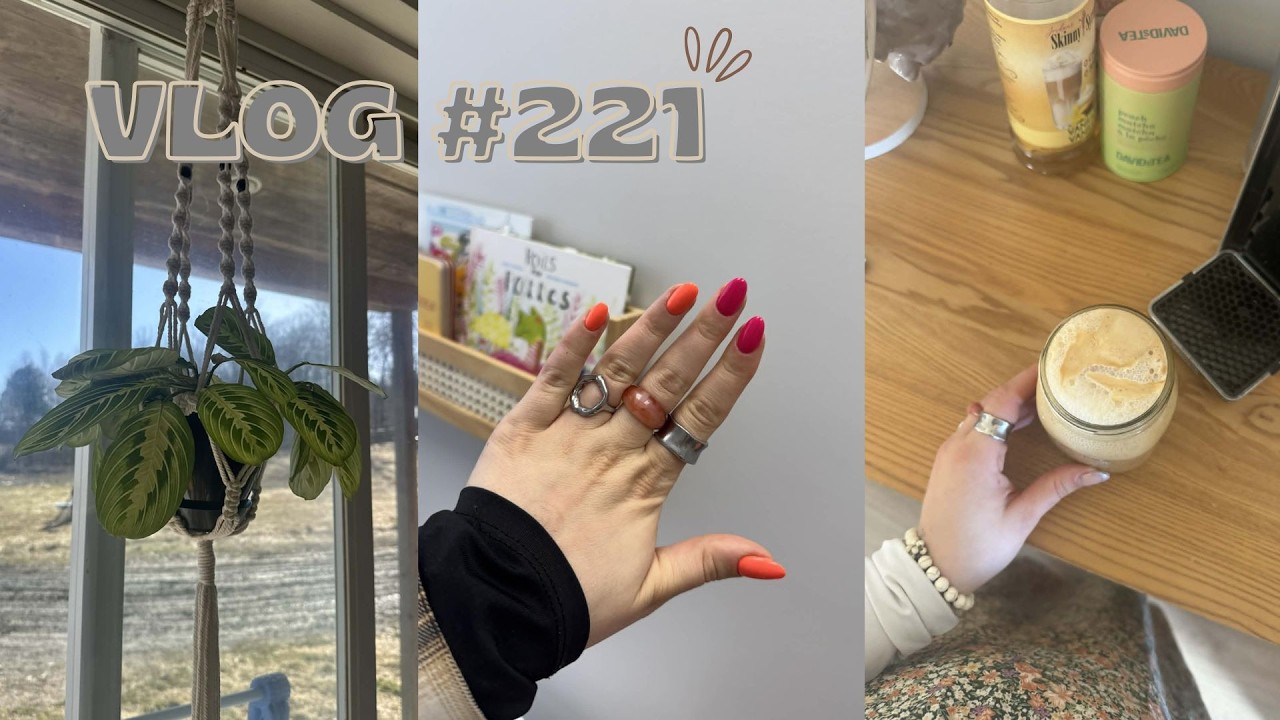 VLOG #221 - Salade de pâtes, update plantes & épicerie du dimanche