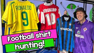 Football Shirt Hunting Challenge In London  SO Many Classics